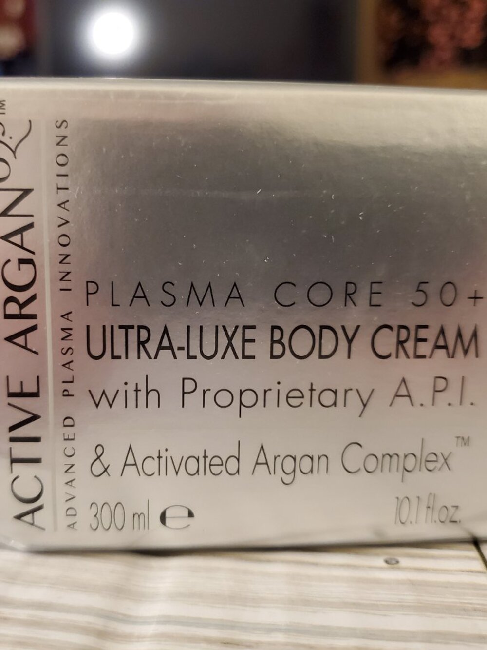 Active Argan O23 Plasma Core 50+ Ultra-Luxe Body Cream NEW IN BOX